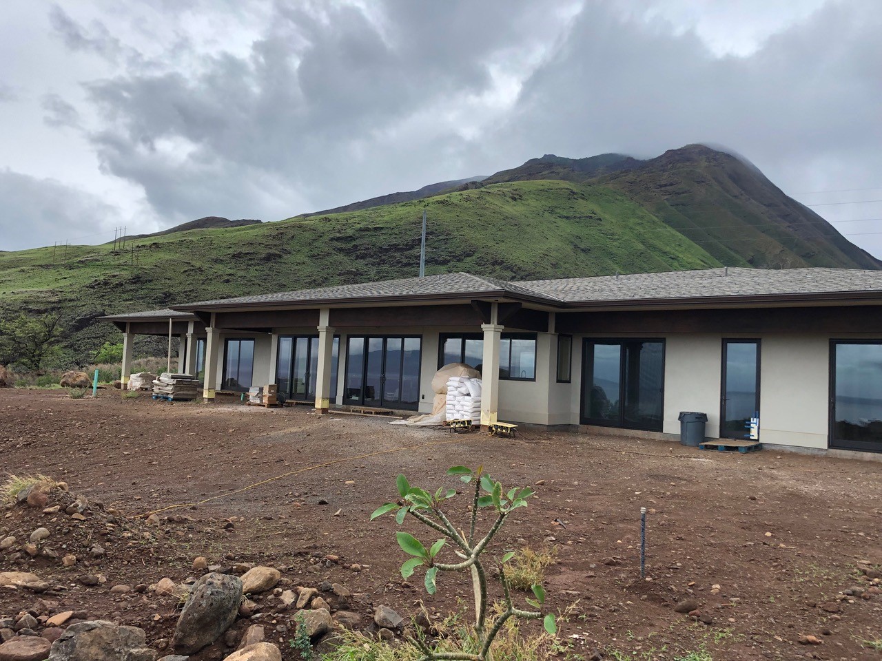 Long low residence in a mountain setting