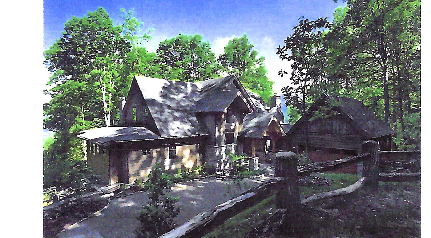Classic Pine Canyon home rendering with mountain styling